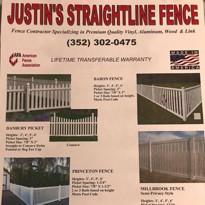 Justin’s Straightline Fence