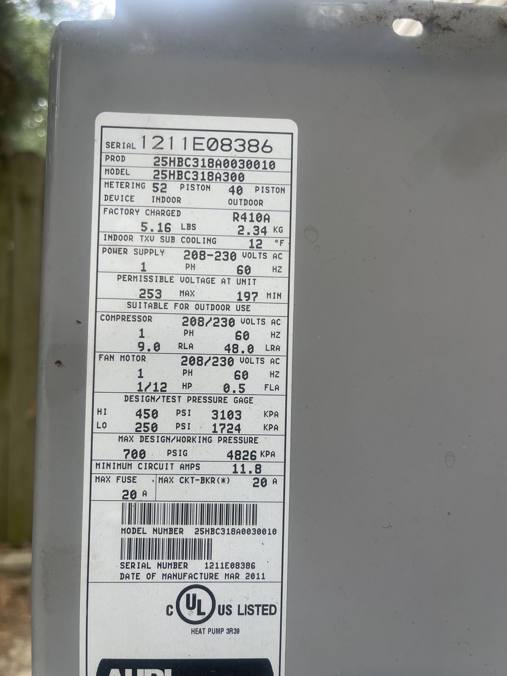 Data plate 