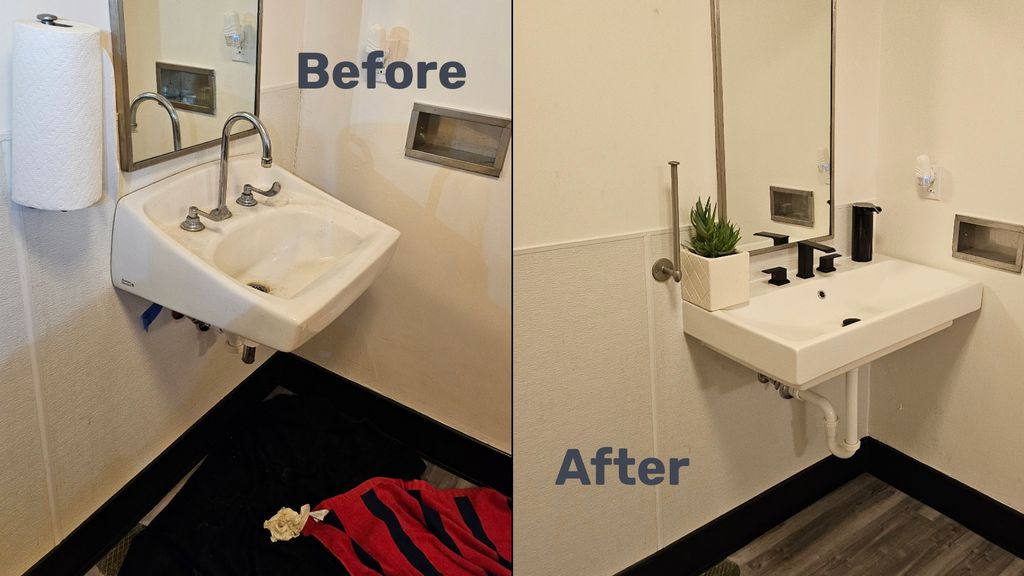 Removal and Replacement of Sink and Faucet