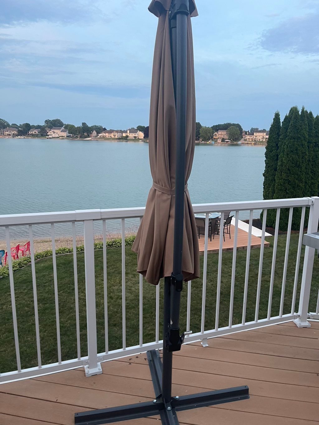 An umbrella we assembled 