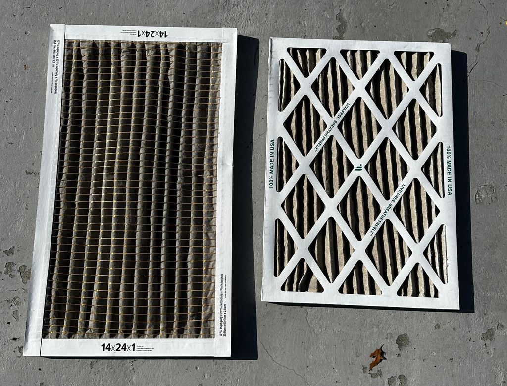 Dirty air filters