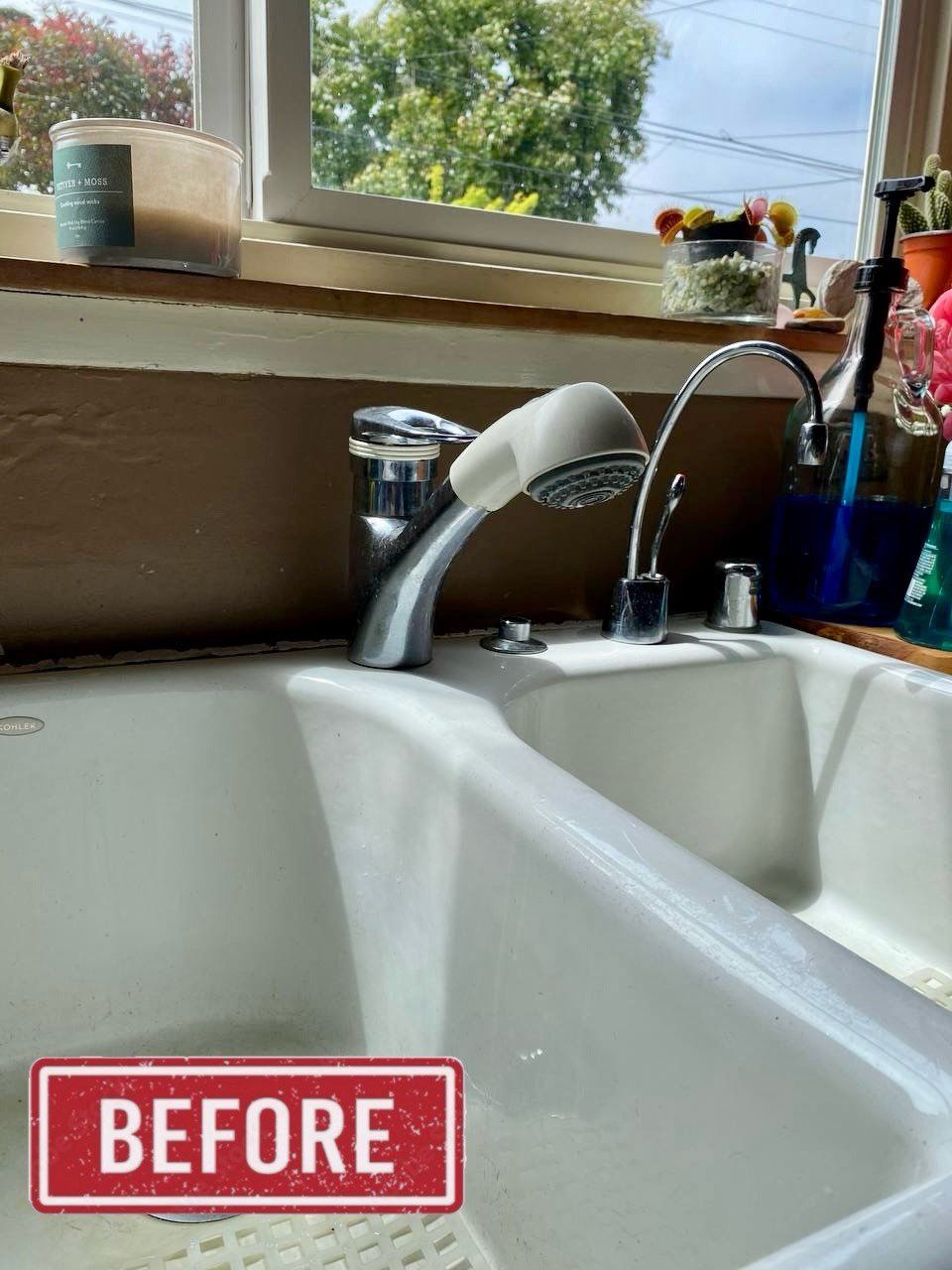 Replacing a kitchen faucet