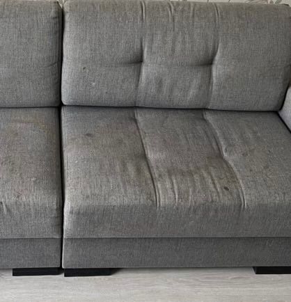 Fast and effective dry cleaning of the sofa, the r