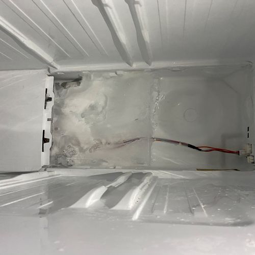 Our refrigerator freezer motor was making a loud n