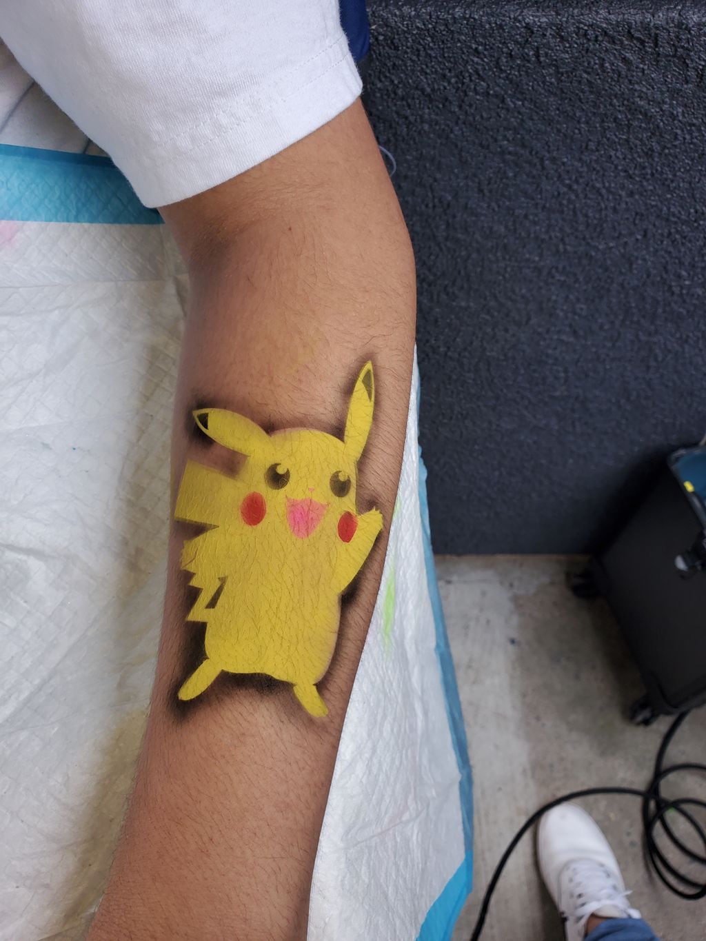 Airbrush tattoo water /sweat resistant 