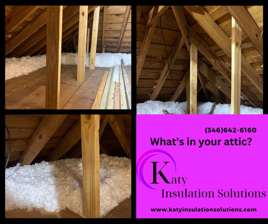 Detached garage/blown in insulation.