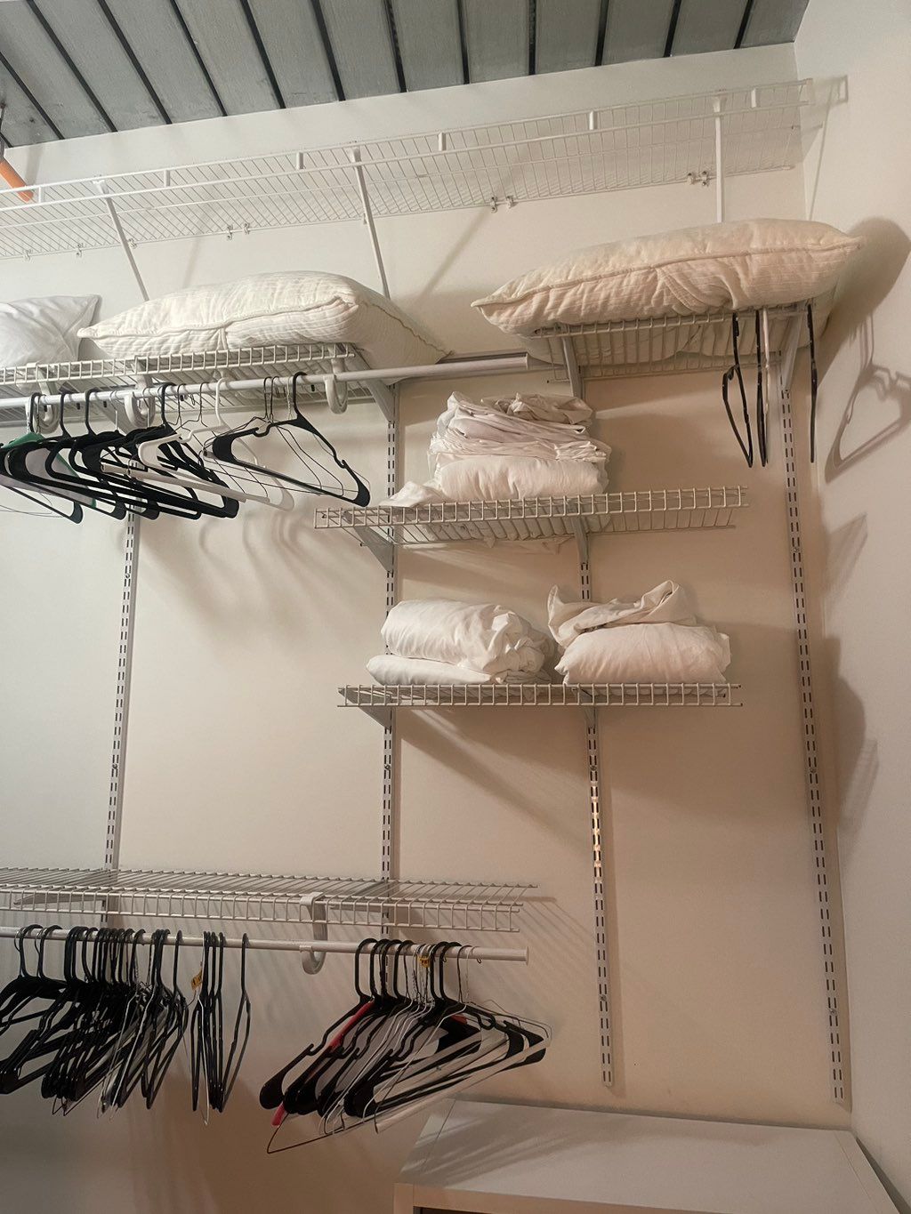 One of many closet systems installed 