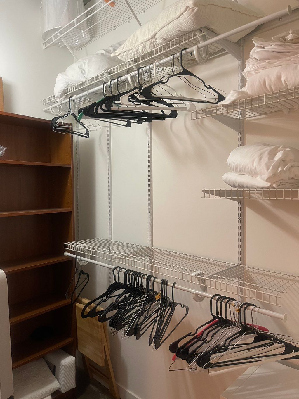 One of many closet systems installed 