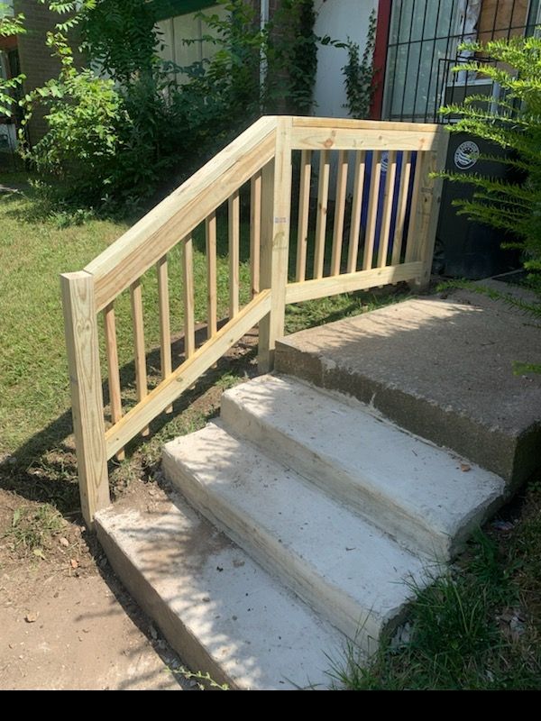 I needed a handrail built it turned out just as wa