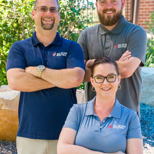 Our whole team: Jeremy, Shane, and Laura