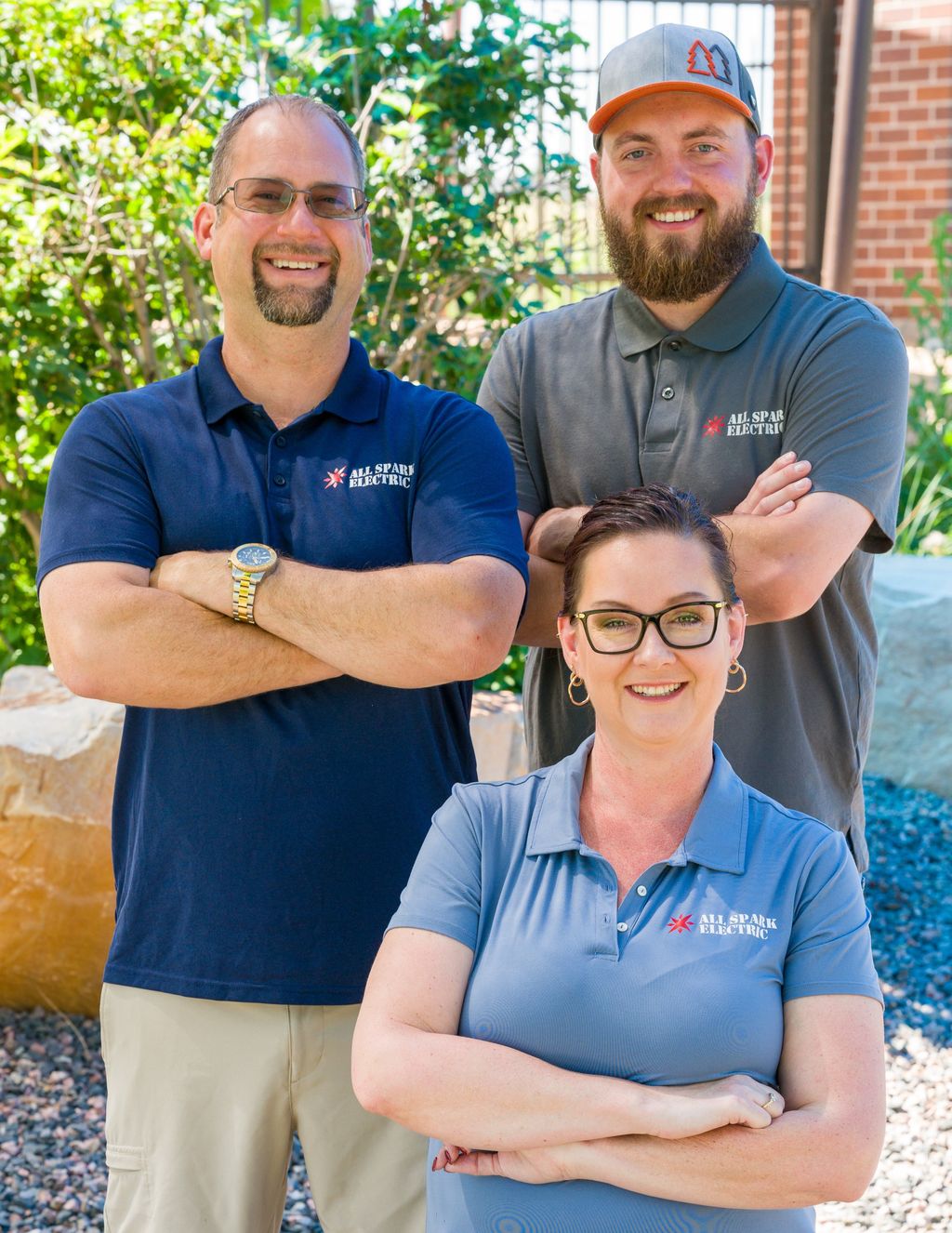 Our whole team: Jeremy, Shane, and Laura