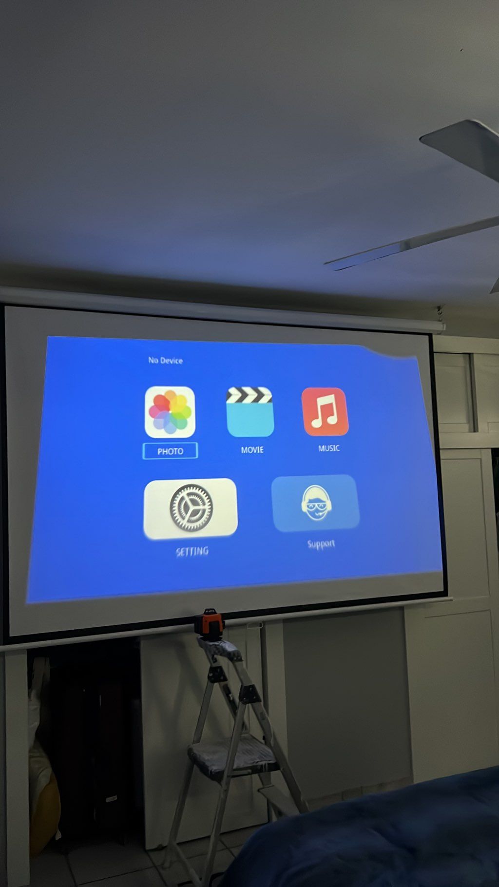 Installation Videobeam display 
