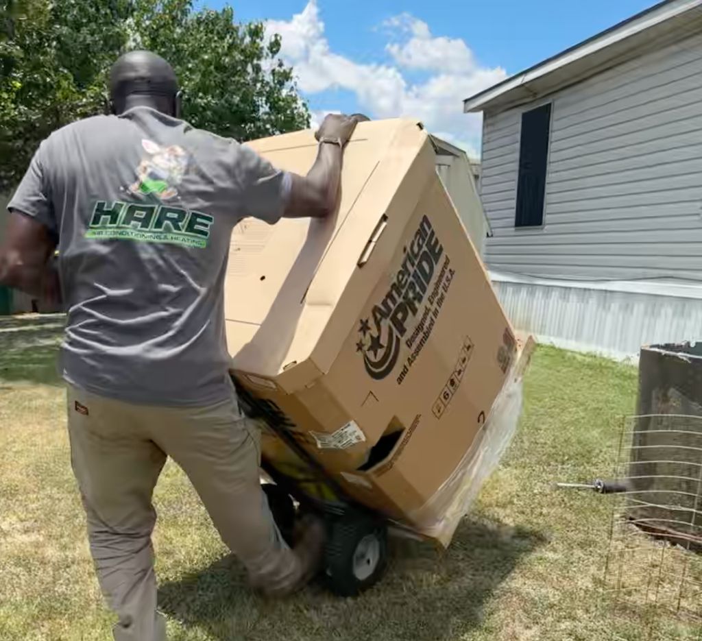 Delivery Of New A/C System