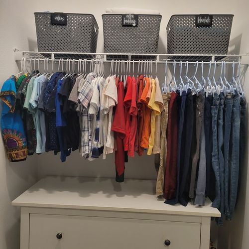 Organized kids closet Tampa FL