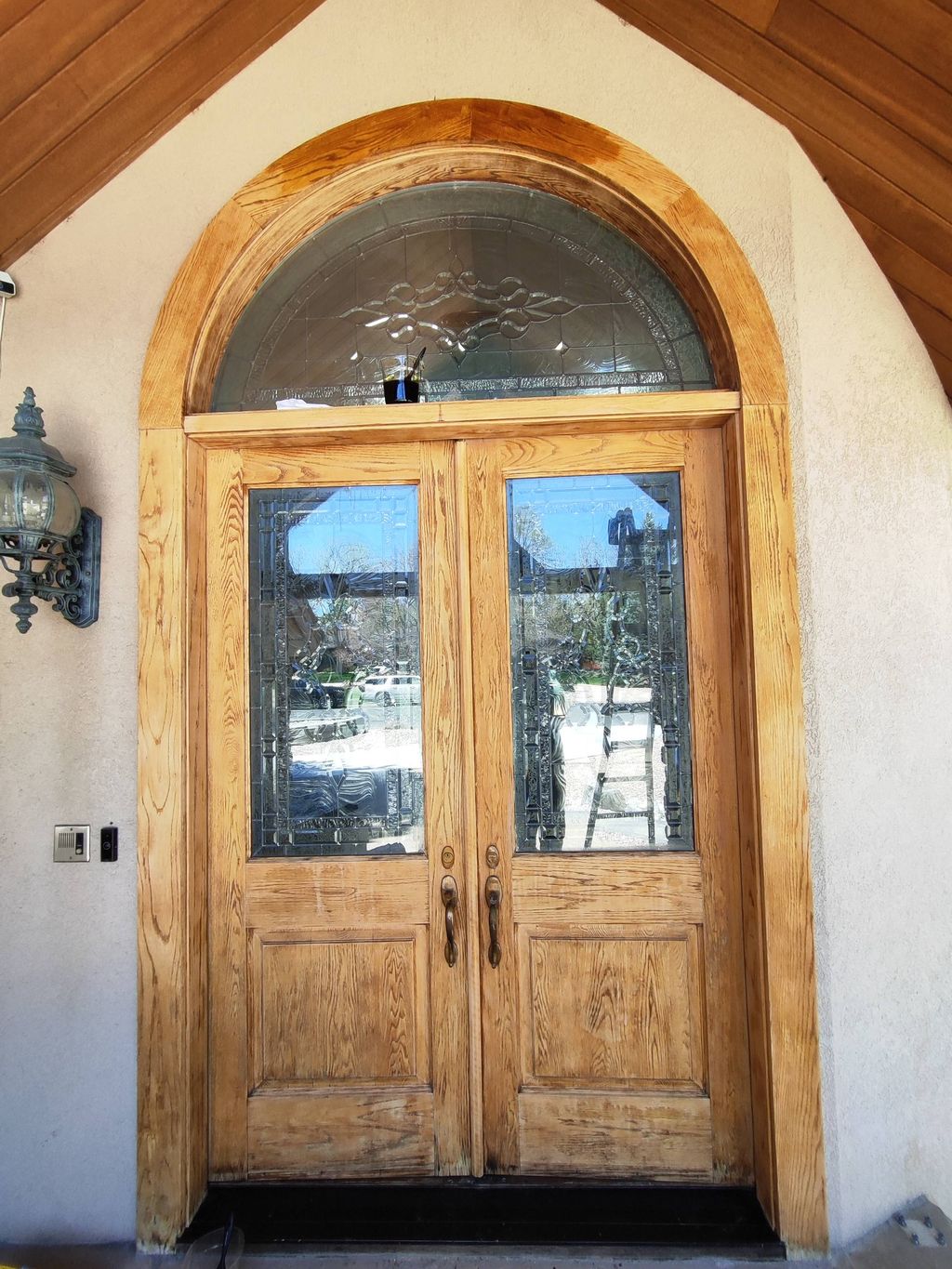 Polished door