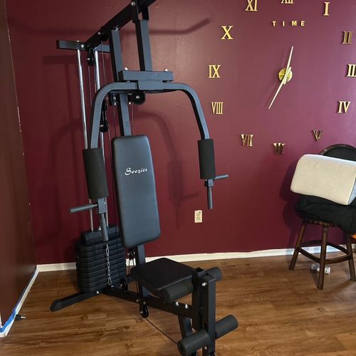 Did a great job at assembling my home gym. Would r