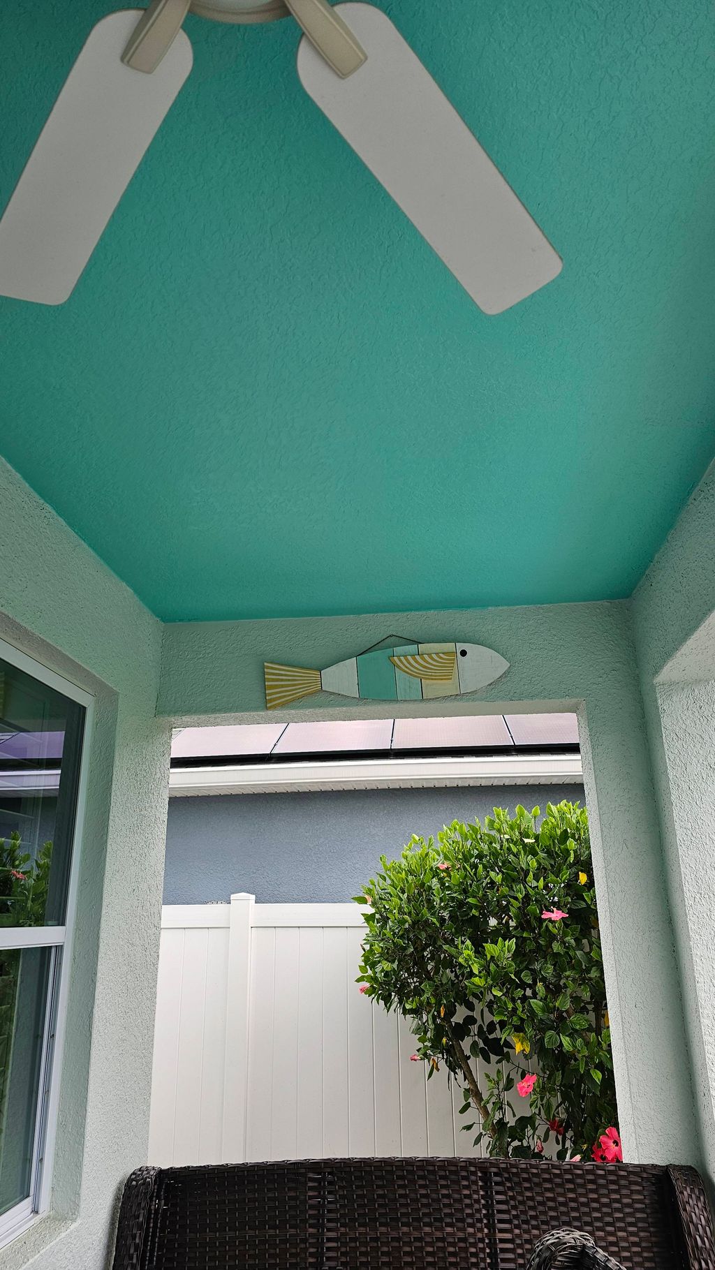 I love changing the feel of a space by putting col
