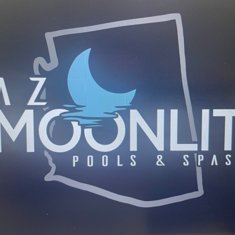 Moonlit pools and spas