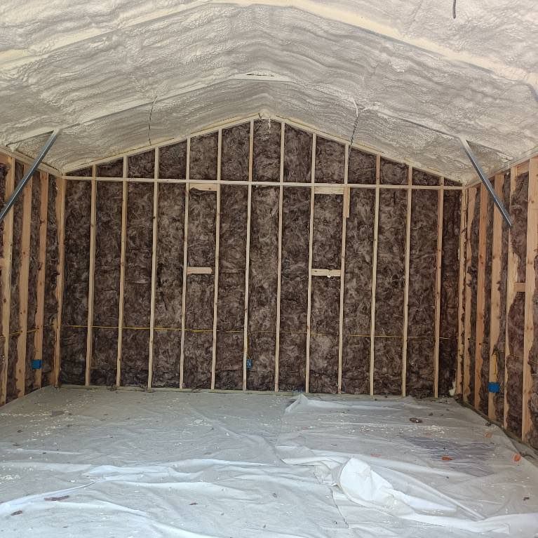 Cam spray foam insulation