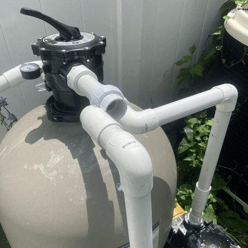 Sand Filter With Replumbing