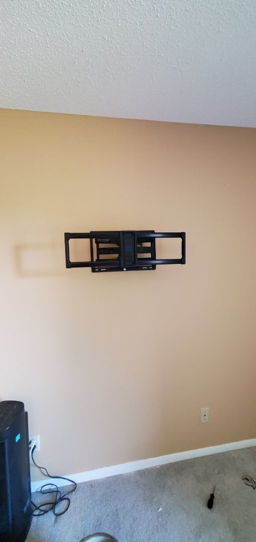 Before 45 inch Wall mount prep 