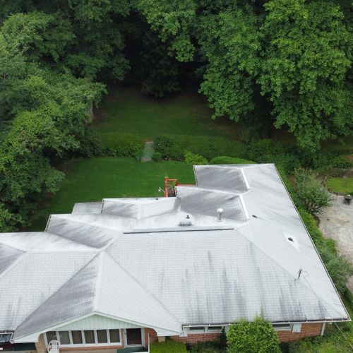 Southwest Atlanta Exterior Drone Backyard