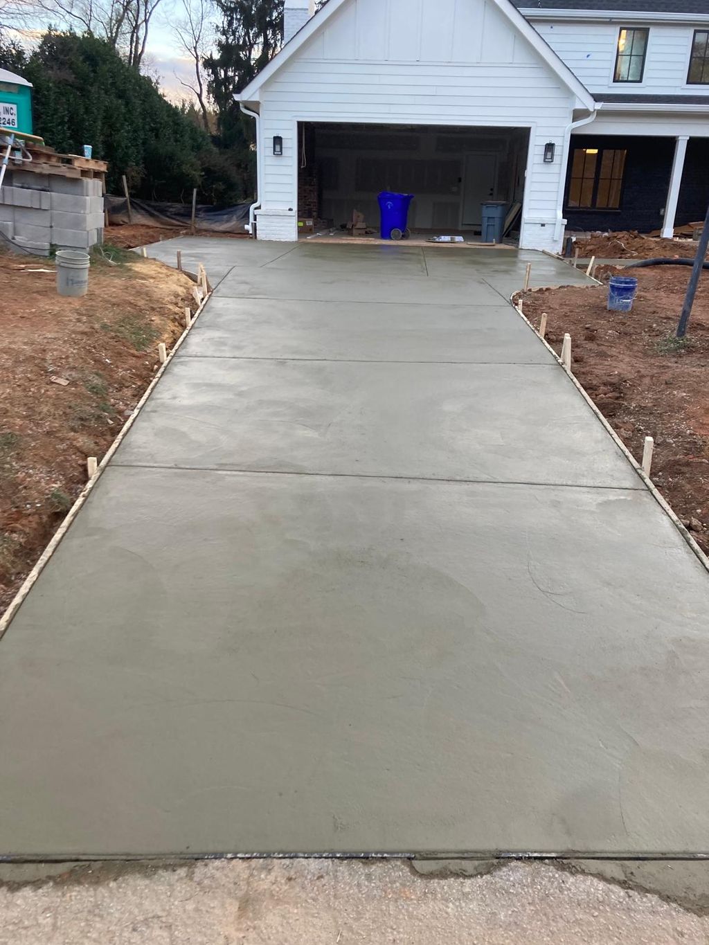 Concrete Driveway installation