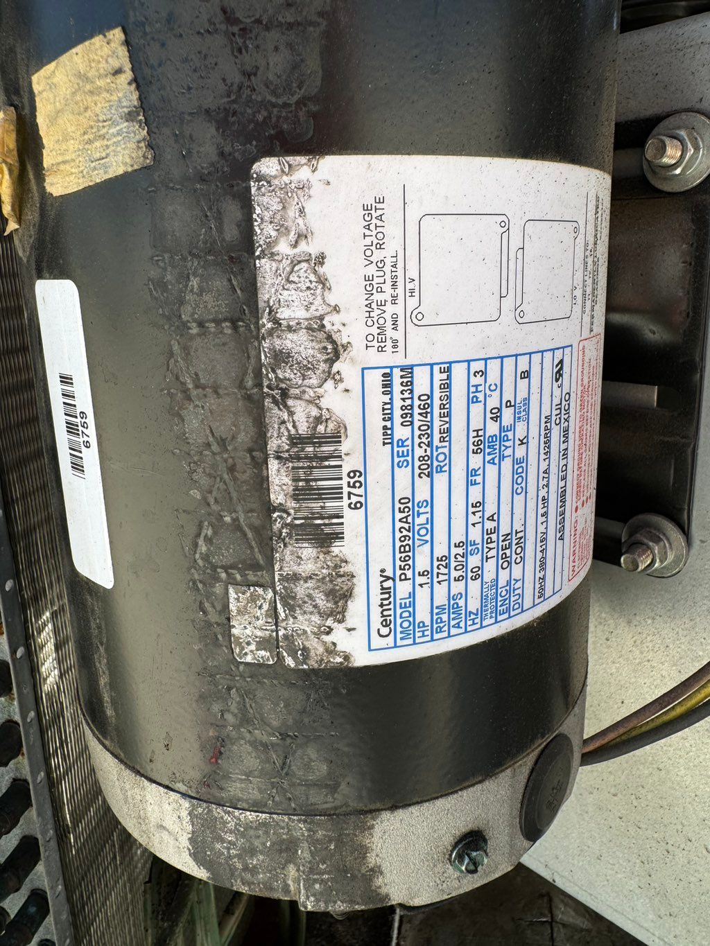 Old blower motor 