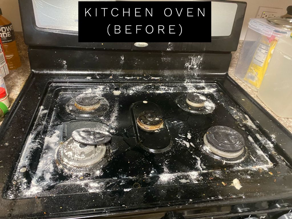 Kitchen Oven Deep Clean (Before )