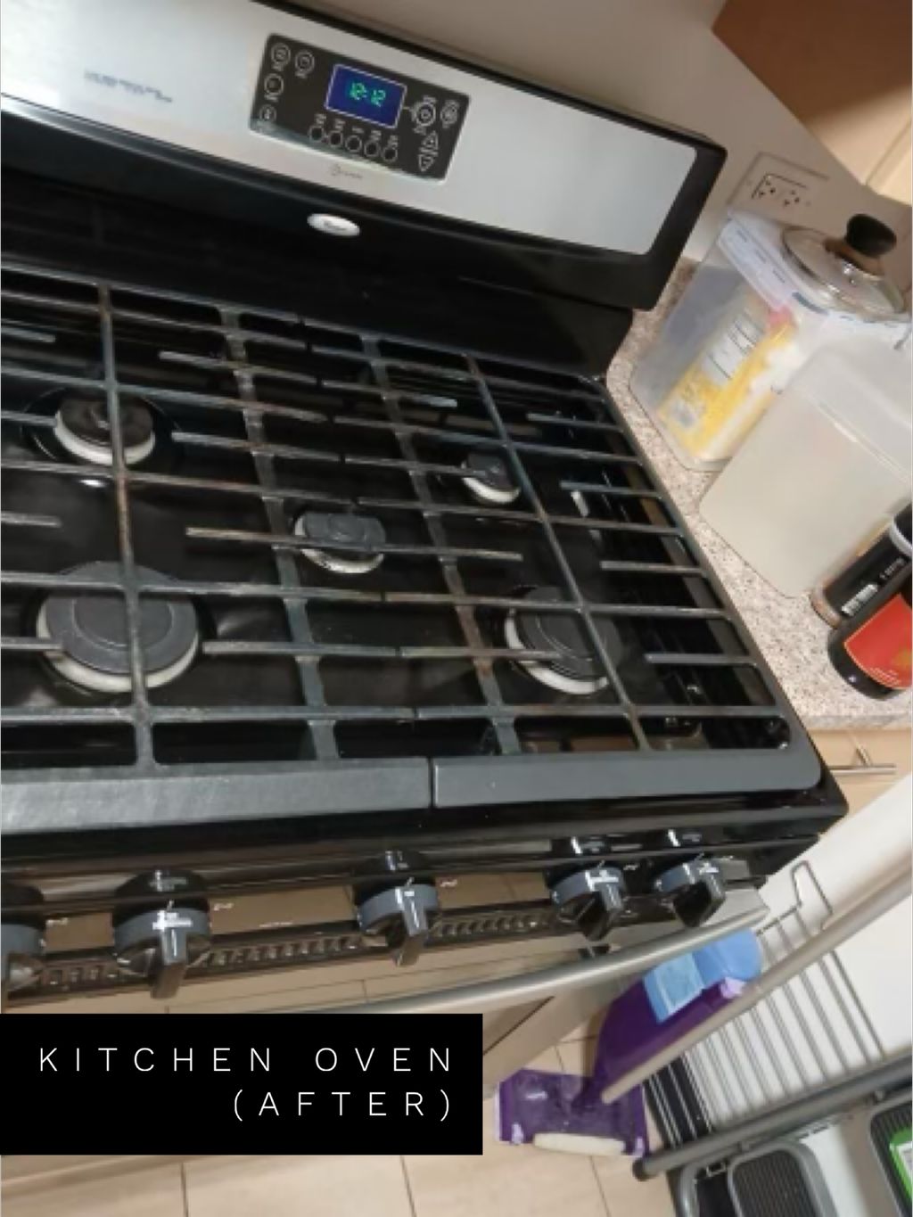 Kitchen Oven Deep Clean ( After )