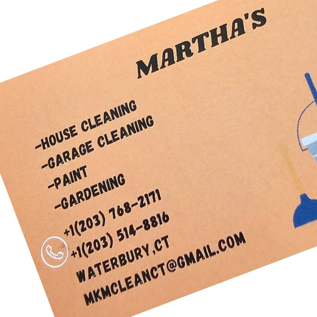 Martha's cleaning service