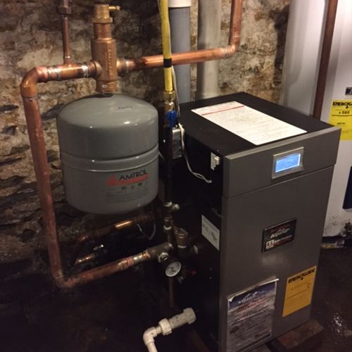 BURNHAM Alpine High Efficiency Condensing Boiler. 