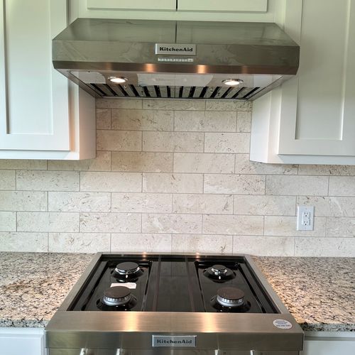 Vent hood installation 