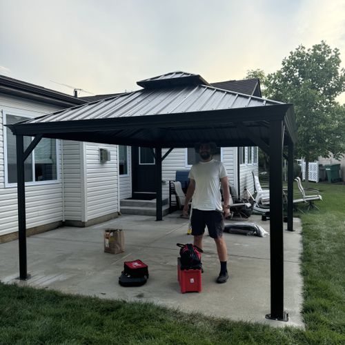 Gazebo Installation and Construction