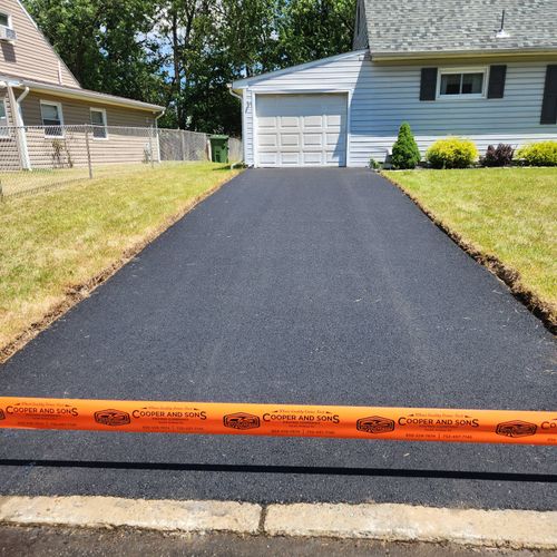 New asphalt driveway installation in southriver nj