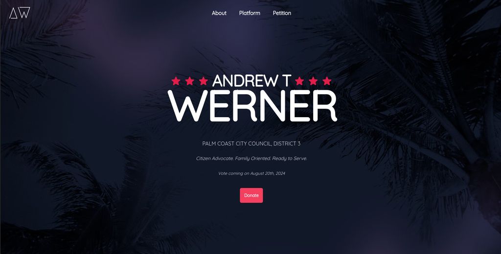 Andrew T Werner for Palm Coast City Council