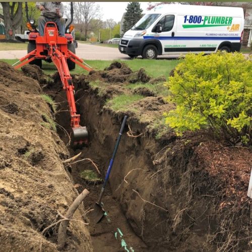 Sewer line replacement