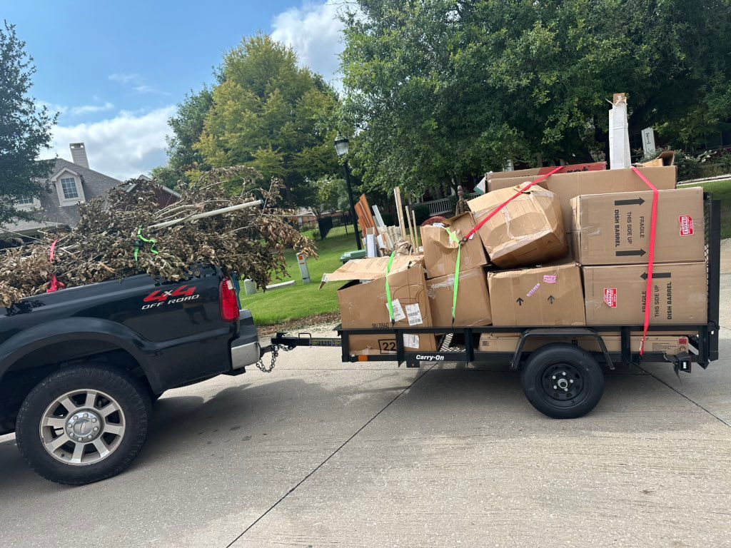 A little junk removal 😏