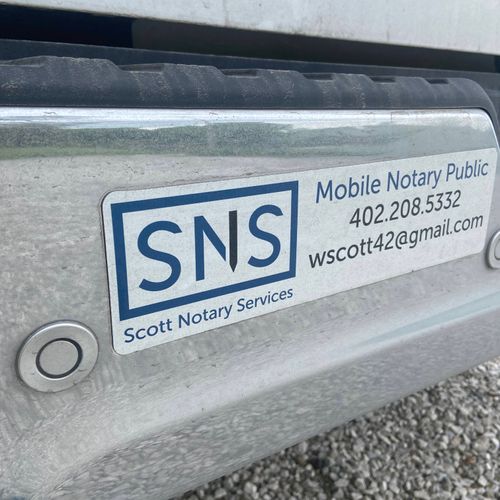 Scott Notary Services travels to you!