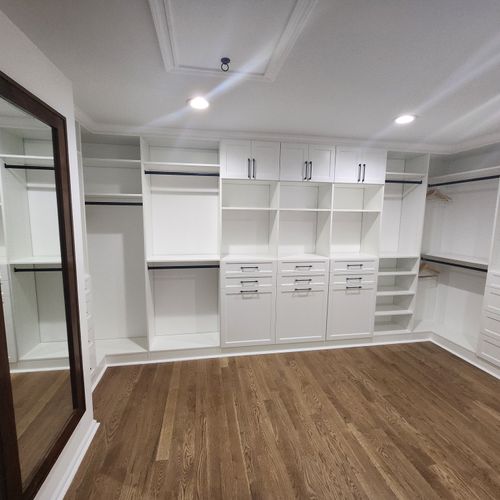 Closet and Shelving System Installation