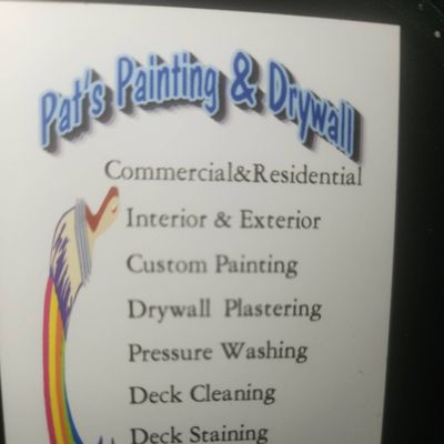 Avatar for Pats painting and drywall