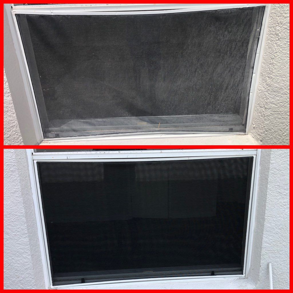 Window screen repair