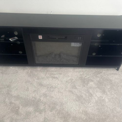 Did an amazing job on a fire place tv stand. Frien