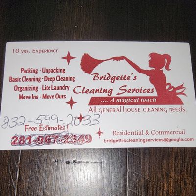 Avatar for Bridgette Cleaning Service