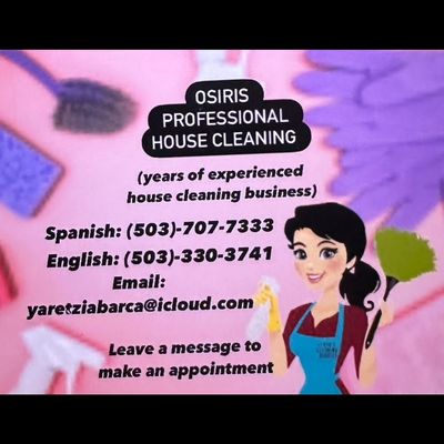 Avatar for Osiris house cleaning