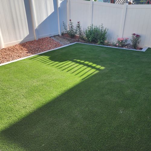 Excellent company for installing artificial grass.