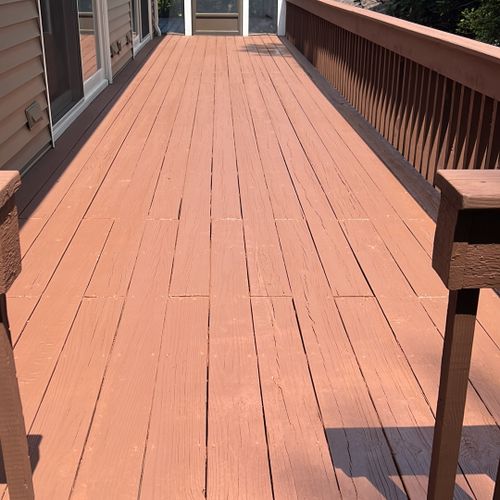 Deck Staining and Sealing