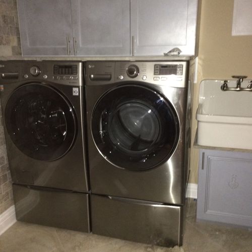 Laundry Room install 