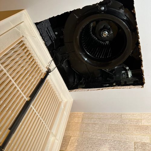 Cleaning the exhaust fan