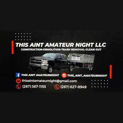 Avatar for This ain’t amateur night LLC